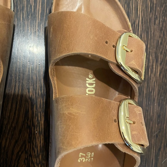 Birkenstock Arizona Big Buckle Sandal in Cognac, Size 37 - Picture 8 of 9
